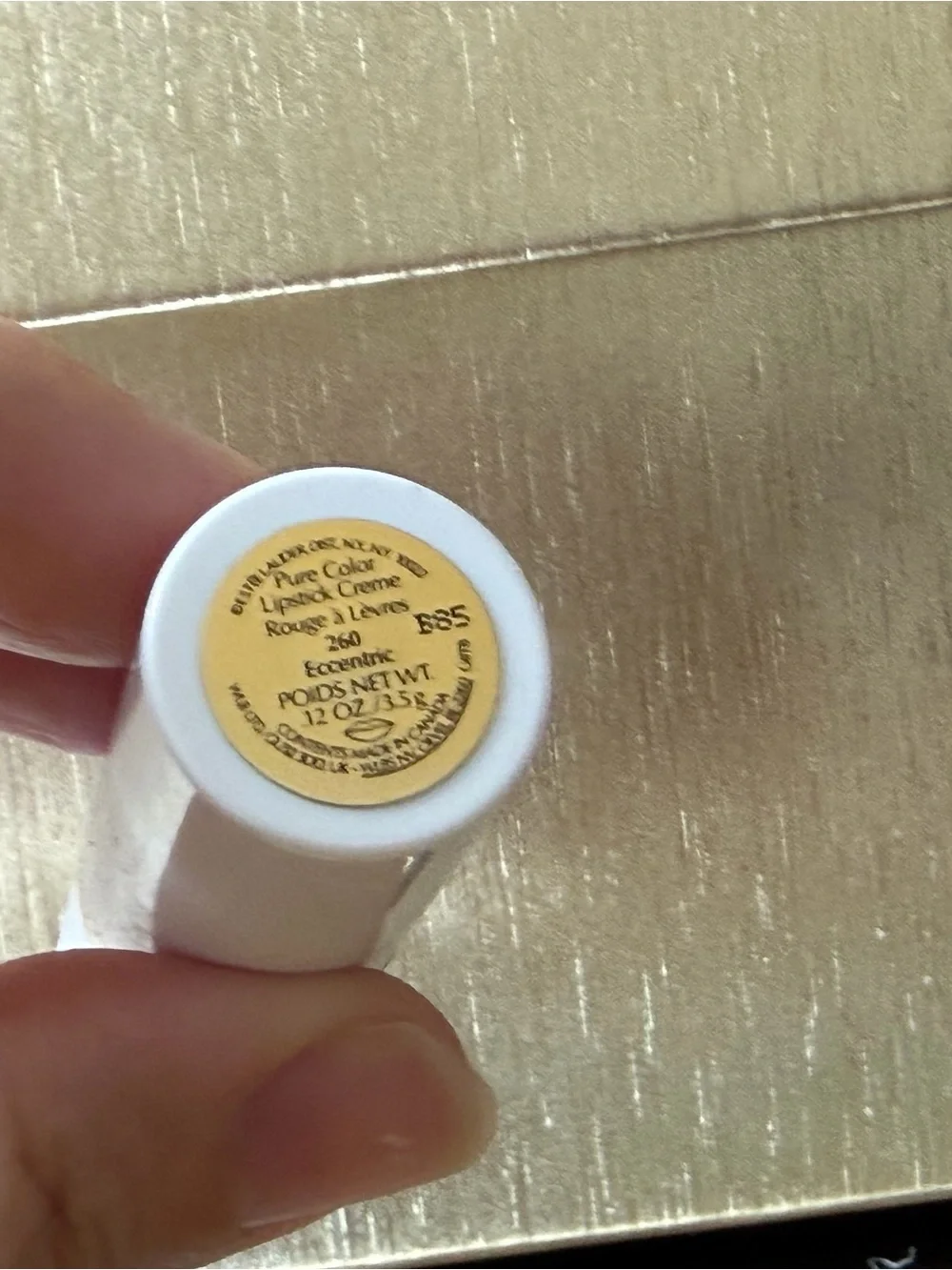 Estee Lauder cream pure color envy cream lipstick in shade eccentric